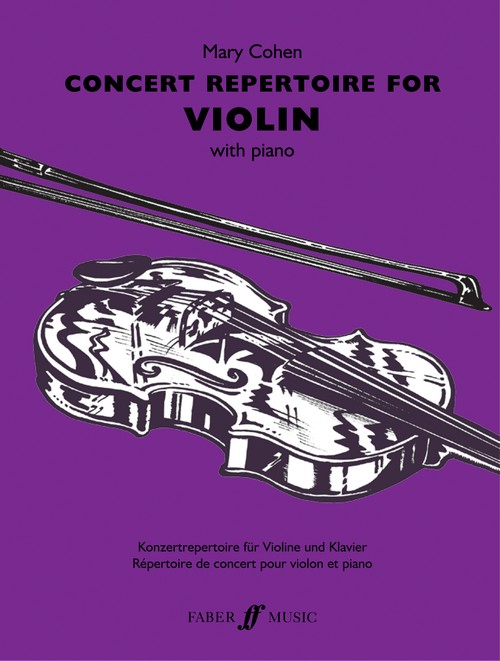 Concert Repertoire, Violin, Piano Accompaniment