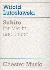 Subito, for Violin and Piano. 9780711943131