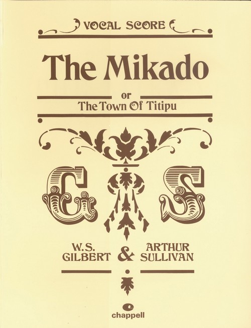 The Mikado (The Town Of Titipu) - Vocal Score, Opera