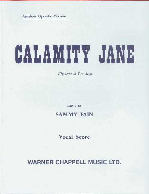 Calamity Jane, Vocal Score
