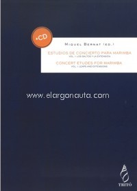 Estudios de concierto para marimba, vol. I: Los saltos y la extensión. 9790692049692