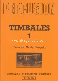 Percusión: Timbales 1. 9788492040216