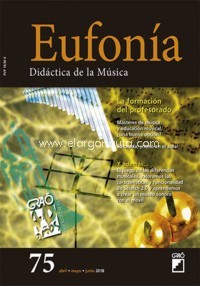 Eufonía. nº 75. Abril-mayo-junio 2018. La formación del profesorado