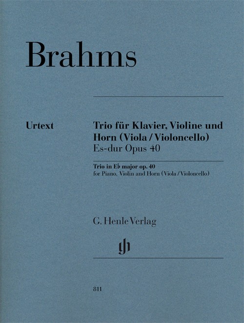 Trio in Eb major op. 40 for Piano, Violin and Horn (Viola / Violoncello)