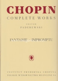 Complete Works, Separate Edition: Fantaisie-Impromptu, C sharp minor op. 66, for Piano. 9790274001100