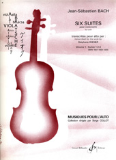 Suites pour violoncelle, transcrites pour alto, Vol. 1: BWV 1007, 1008, 1009