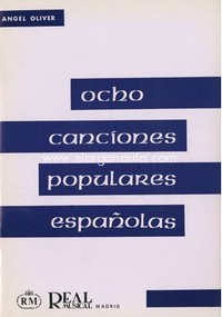 Ocho canciones populares españolas a tres voces iguales. 9788438712276 Ocho canciones populares españolas a tres voces iguales. 9788438712276