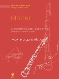 Complete Clarinet Concerts (arranged for Eb and Bb Clarinet). 9790801277008