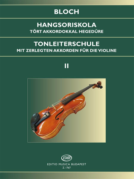 Tonleiterschule, mit zerlegten Akkorden für der Violine, II