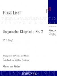 Hungarian Rhapsody No. 2 for Violin and Piano