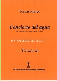 Concierto del agua, para guitarra y orquesta de cuerda