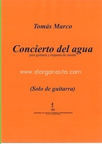 Concierto del agua, solo de guitarra. 9790692063889