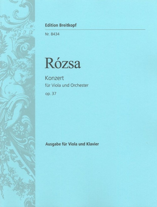 Konzert für Viola und Orchester, op. 37, Ausgabe für Viola und Klavier