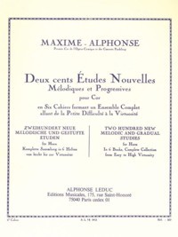 Deux cent Études Nouvelles Mélodiques et Progressives pour Cor en Six Cahier. Cahier 6: 10 grandes études nouvelles mélodiques et de virtuosité