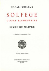 Solfège, cours élémentaire. Livre du Maître