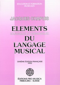 Éléments solfégiques et harmoniques du langage musical