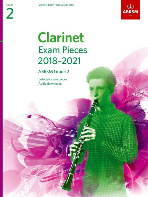 Clarinet Exam Pieces, 2018-2021. Grade 2 (+Audio Download)