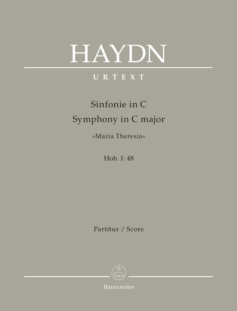 Symphony in C major, Hob. I:48, "Maria Theresia", Score. 9790006526635