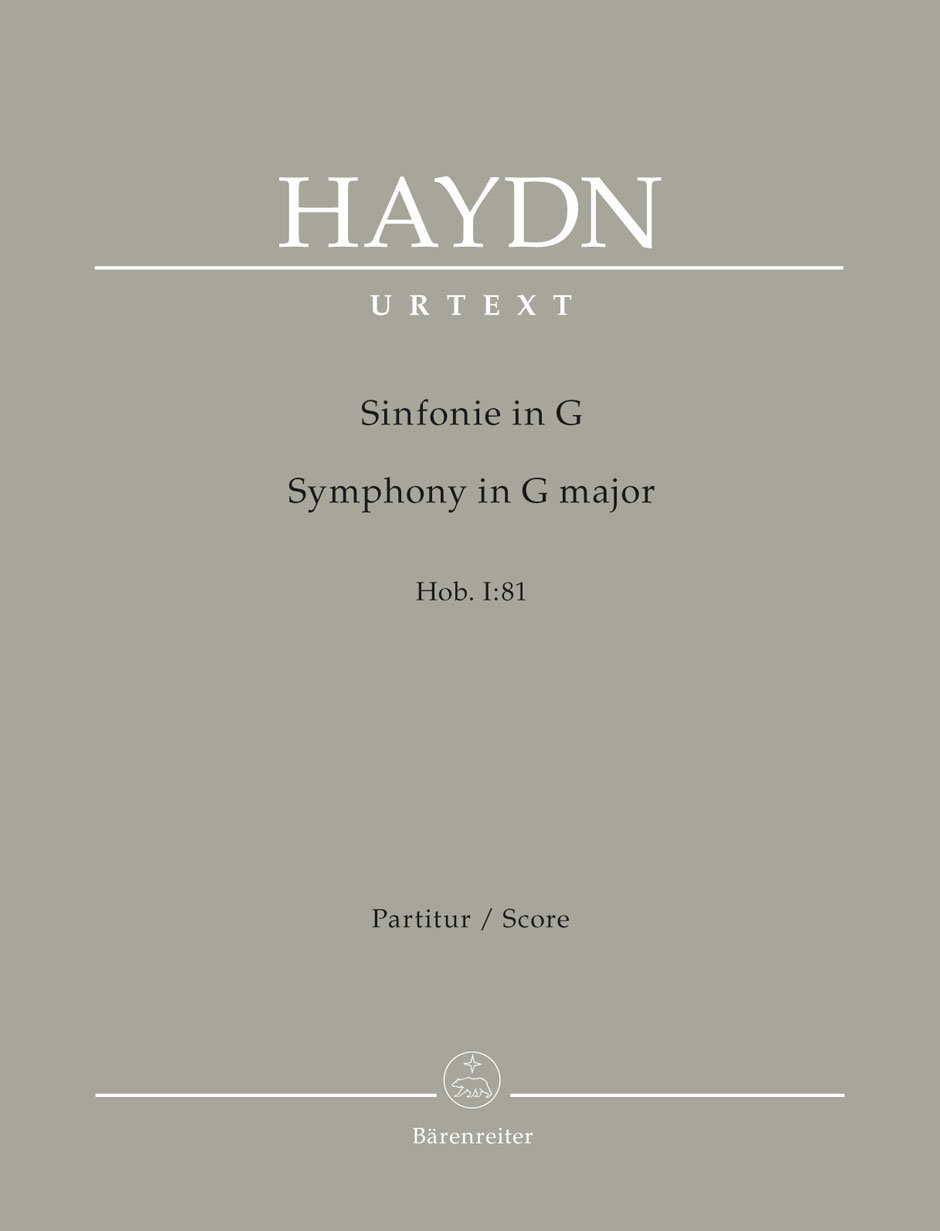 Symphony in G major, Hob. I:81, Score. 9790006565573