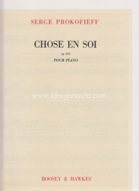 Chose en soi, op. 45b, Moderato scherzando, piano solo