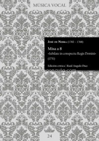 Misa a 8 «Iubilate in conspectu Regis Domini» (1751). 9790805412375