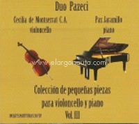 Colección de pequeñas piezas para violoncello y piano. Vol. III. 74539 Colección de pequeñas piezas para violoncello y piano. Vol. III. 74539