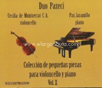 Colección de pequeñas piezas para violoncello y piano. Vol. X