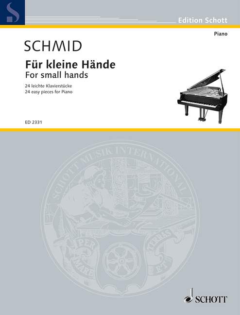 For small hands op. 95, 24 easy piano pieces