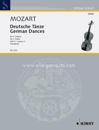 German Dances Band 2, 2 violins (soloistic or in groups). 9790001037716