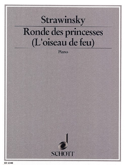 L'Oiseau de feu - The Firebird, Ronde des princesses, piano. 9790001038164