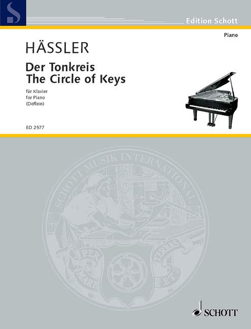 The Circle of Keys, 51 ausgewählte Stücke und Studien in allen Dur- und Moll-Tonarten, piano