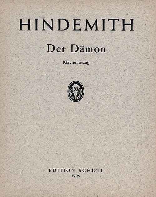 Der Dämon op. 28, Tanzpantomime in zwei Bildern, vocal/piano score. 9790001041256