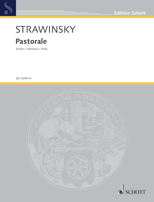 Pastorale, Song without Words, Soprano, Oboe, English horn, Clarinet (A) and Bassoon, set of wind parts