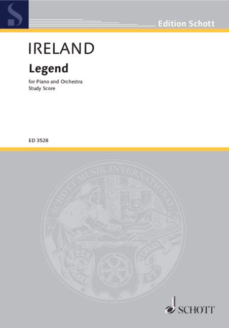 Legend, Piano and Orchestra, study score. 9790220100253