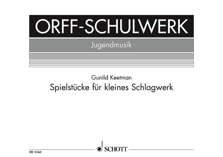 Spielstücke für kleines Schlagwerk, small Percussion, performance score