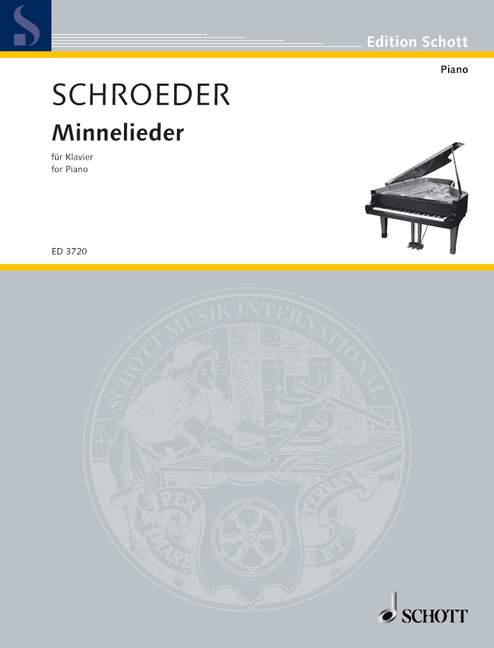 Minnelieder, piano. 9790001044318