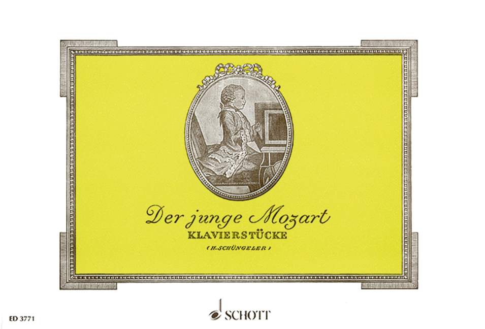 The young Mozart, Easy original pieces written by Mozart at the age of six and eight years, piano
