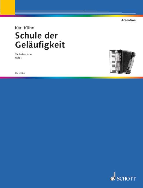 Schule der Geläufigkeit Heft 1, nach Etüden von Czerny, Bertini, Lemoine u.a., accordion