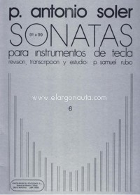 Sonatas para instrumentos de tecla, vol. 6: Sonatas 91 a 99