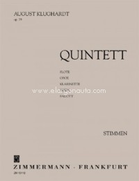 Quintett, op. 79: Flöte, Oboe, Klarinette, Horn, Fagott, Stimmen (Set of Parts)