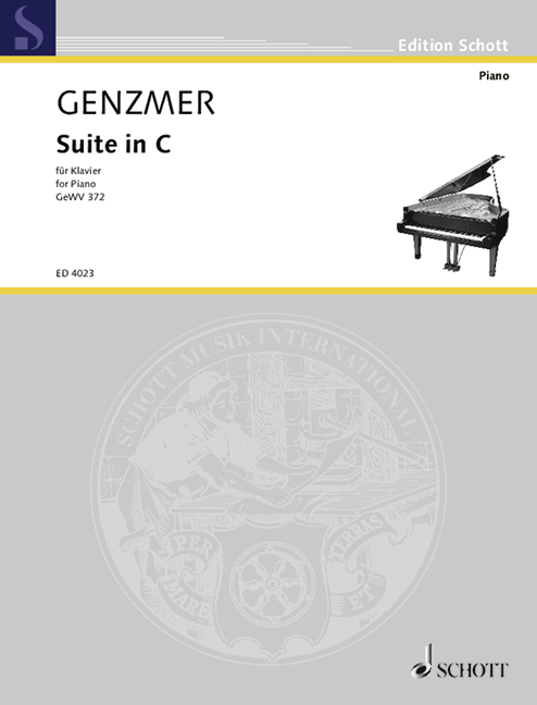 Suite in C GeWV 372, piano. 9790001048064