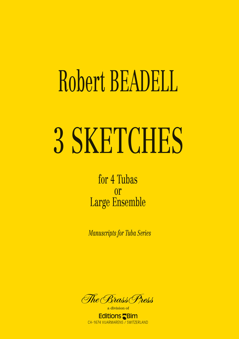 3 Sketches, for 4 Tubas or Large Ensemble