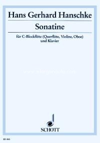 Sonatine, recorder (flute, violin, oboe) and piano