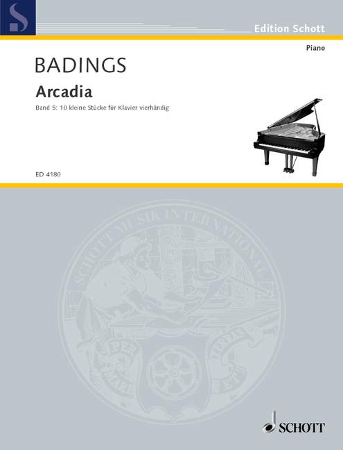 Arcadia Band 5, Easy, light piano pieces, piano (4 hands)