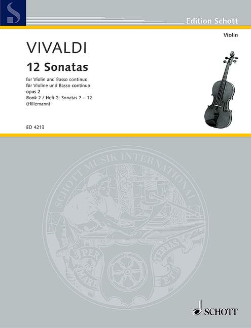 12 Sonatas op. 2 Heft 2, violin and basso continuo; cello ad lib.