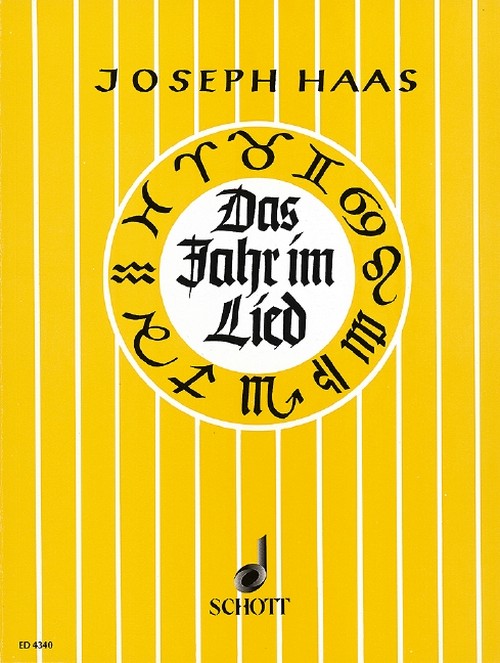 Das Jahr im Lied op. 103, Ein Volkslieder-Oratorium nach alten deutschen Weisen, mixed choir (SATB), soloists (SATB), speakers and orchestra, vocal/piano score