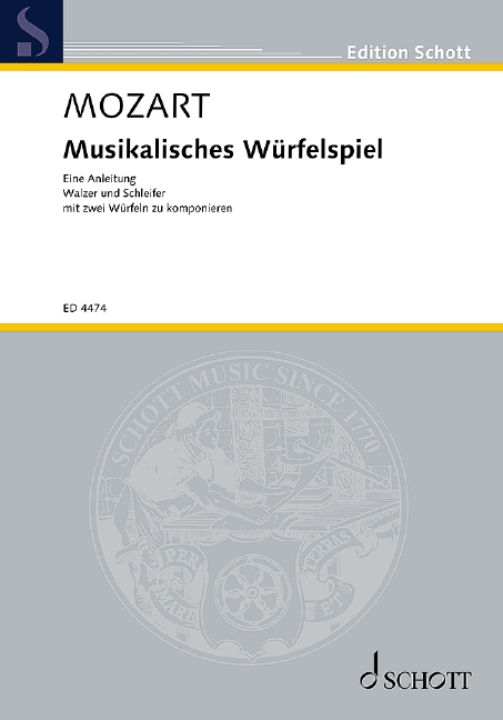 Musikalisches Würfelspiel, Eine Anleitung, piano. 9790001052290