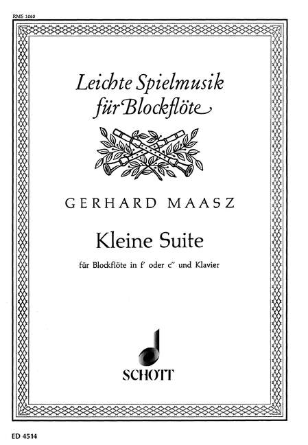 Little Suite, soprano- or treble recorder and piano