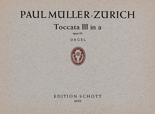 Toccata III in A op. 50, organ