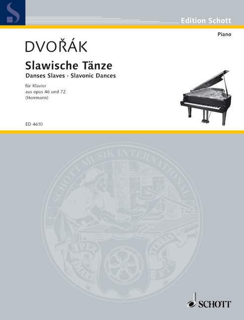 Slavonic Dance, from op. 46 and 72, piano